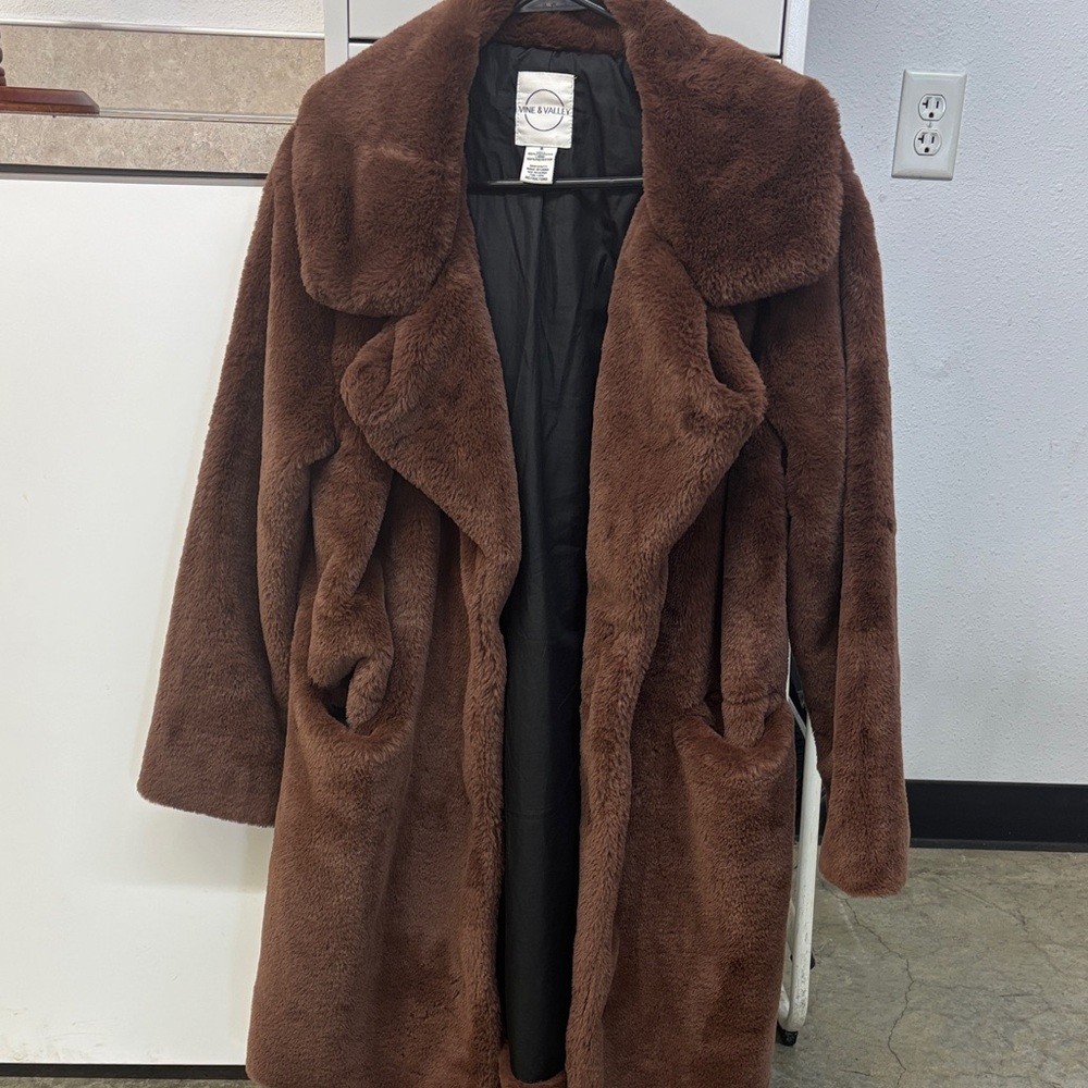 Luxurious Brown Teddy Jacket